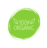 100% organic